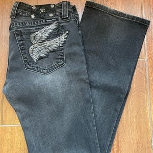 Black miss me jeans